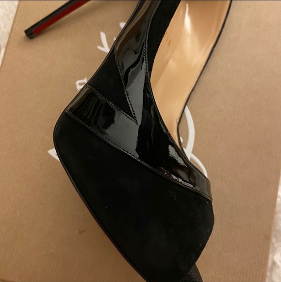 Christian Louboutin YOULAPEEP 120 Peep Toe 👀 Rare Hard to Find Style 👀 40.5 - Picture 6 of 14